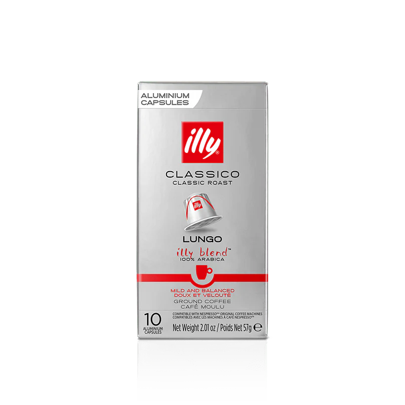 Illy kavos kapsulės Lungo x10 (Suderinamas su Nespresso)