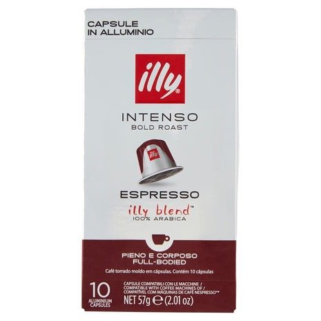 Illy kavos kapsulės intensyvios espreso x10 (Suderinamas su Nespresso)