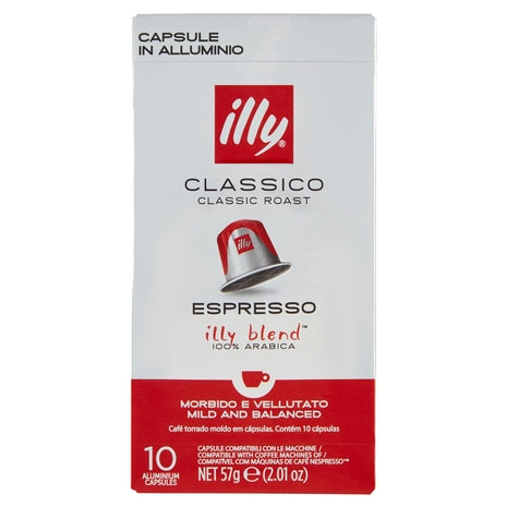 Illy kavos kapsulės espreso  x10 (Suderinamas su Nespresso)