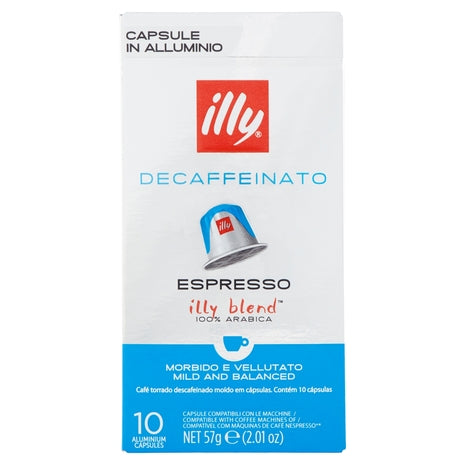Illy kavos kapsulės Be kofeino espreso  x10 (Suderinamas su Nespresso)